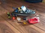 Playmobil Politieboot 4429 - Compleet!, Ophalen of Verzenden, Zo goed als nieuw, Complete set
