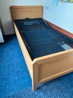Senioren bed met Auping elektrisch verstelbaar frame, Ophalen, 200 cm, Hout, 100 cm