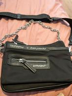 Zwarte Desigual Schoudertas met Ketting, Sieraden, Tassen en Uiterlijk, Ophalen of Verzenden, Zo goed als nieuw, Zwart, Schoudertasje