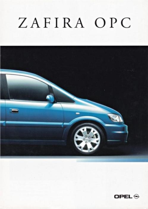 Brochure Opel Zafira OPC 12-2001 NEDERLAND, Boeken, Auto's | Folders en Tijdschriften, Nieuw, Opel, Ophalen of Verzenden