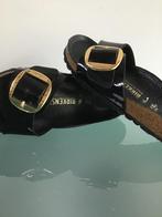 GRATIS VERZENDEN | BIRKENSTOCK Big Buckle zwarte slippers 36, Slippers, Verzenden, Zwart, Zo goed als nieuw