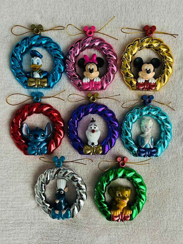 Disney Kerst Kransjes Albert Heijn Complete Set 8 Stuks, Verzamelen, Supermarktacties, Albert Heijn, Ophalen of Verzenden