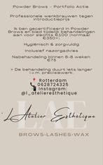 Powderbrows, Diensten en Vakmensen