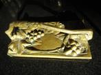 art nouveau bronzen bureau accessoire inkblotter druiven, Ophalen of Verzenden, Brons