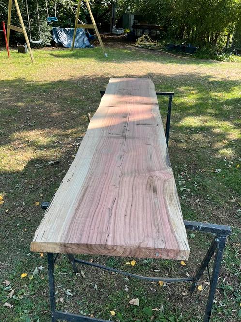 Reuze sequoia schaaldeel droog breed en schitterende kleur, Doe-het-zelf en Verbouw, Hout en Planken, Nieuw, Plank, Overige houtsoorten