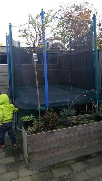 Trampoline met veiligheidsnet, ca 2x3 m / 200 x 300 cm beschikbaar voor biedingen