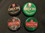 Okocim Bierdoppen - Verzameling van 4, Ophalen of Verzenden, Gebruikt, Flesje(s), Overige merken