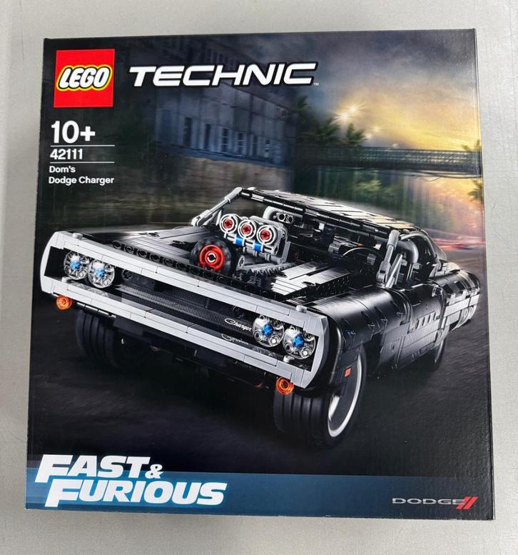 LEGO Technic 42111 – Dom's Dodge Charger, nieuw in doos., Kinderen en Baby's, Speelgoed | Duplo en Lego, Nieuw, Lego, Complete set