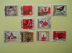 Nederland 2011 Decemberzegels serie Nvph2887-2896 gestempeld, Postzegels en Munten, Ophalen of Verzenden, Na 1940, Gestempeld
