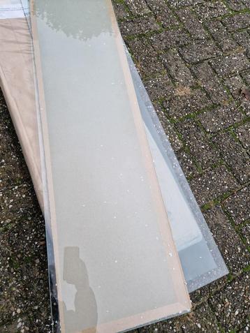 Satijn facetglas voor Cando Dublin binnendeur, nieuw beschikbaar voor biedingen
