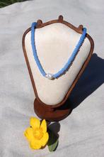 Necklace with Glass Beads, Baroque Pearl & 925 Silver, Ophalen of Verzenden, Zo goed als nieuw, Zilver