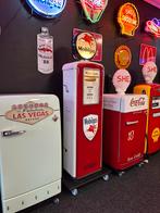 Prachtige benzinepomp Mobilgas met verlichting en globe, Verzamelen, Ophalen, Gebruikt