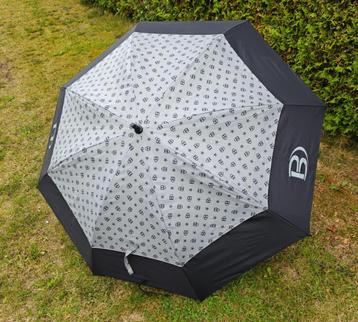 Golfparaplu Bennington 130 cm klassiek zwart/grijs, gebruikt beschikbaar voor biedingen