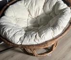 Papasan Stoel - Riet/Rotan Papasan met Kussen 1x  NIEUW, Huis en Inrichting, Stoelen, Wit, Riet of Rotan, Ophalen of Verzenden