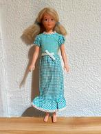 Quick curl skipper vintage barbie blond met originele jurkje, Verzamelen, Ophalen of Verzenden, Gebruikt, Pop