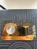 Toetanchamon coincard - 100 jaar, Postzegels en Munten, Ophalen of Verzenden, Overige landen, 1 euro, Losse munt