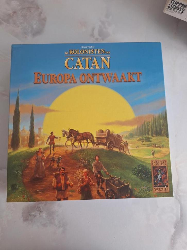 Kolonisten van catan europa ontwaakt, Hobby en Vrije tijd, Gezelschapsspellen | Bordspellen, Zo goed als nieuw, Ophalen of Verzenden