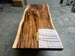 Showroomuitverkoop! Epoxy suar boomstamtafel, Vijf personen of meer, Rechthoekig, Nieuw, 200 cm of meer