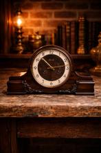 Originele Hermle schouwklok, mechanisch, werkt perfect, Huis en Inrichting, Ophalen, Gebruikt, Wandklok