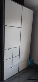 Visthus witte Vakkenkast met Lades & Deuren, Huis en Inrichting, Ophalen, Overige materialen, Gebruikt, 100 tot 150 cm