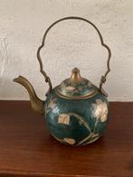 Antiek theepotje koper, Ophalen of Verzenden