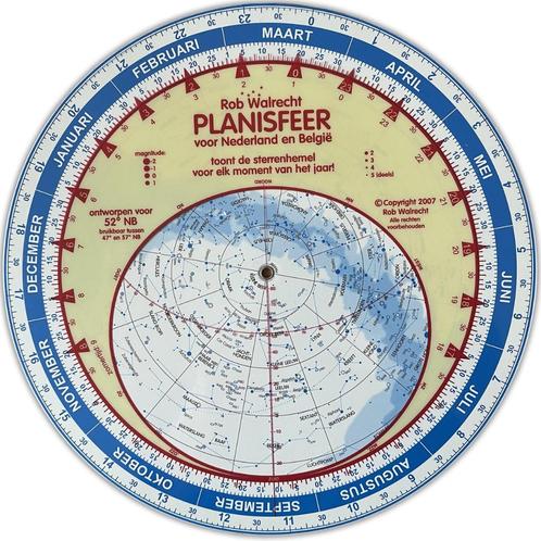 planisfeer voor NL en B, Boeken, Atlassen en Landkaarten, Nieuw, Overige atlassen, Nederland, 2000 tot heden, Ophalen of Verzenden