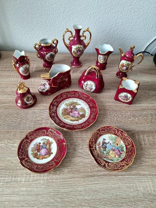 Limoges de France porselein, Antiek en Kunst, Antiek | Porselein, Ophalen of Verzenden