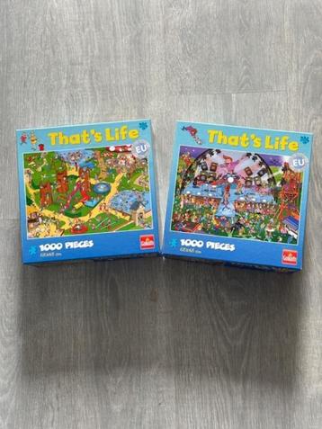 Thats life puzzel Popconcert en Kids playground 1000 stukjes beschikbaar voor biedingen