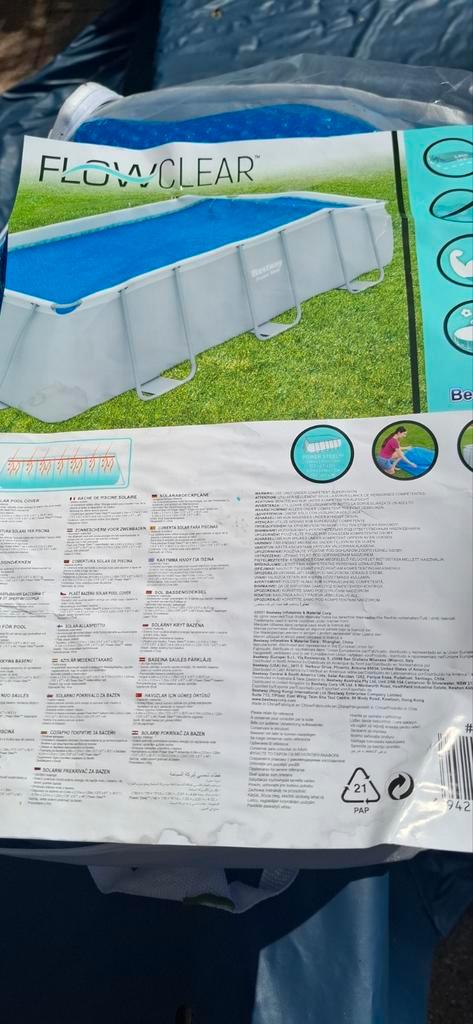 Flowclear Zwembad Zonnescherm - Nieuw in Tas, Tuin en Terras, Zwembad-toebehoren, Nieuw, Afdekzeil, Ophalen