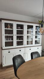 Mooie buffetkast met glazen deuren, Huis en Inrichting, Kasten | Buffetkasten, Ophalen, 200 cm of meer, 25 tot 50 cm, Met deur(en)