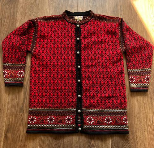 Dale of Norway rood patroon maat M wollen trui noors, Kleding | Dames, Truien en Vesten, Zo goed als nieuw, Maat 38/40 (M), Rood