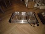 Warmhoudbak met 3 Inzetbakken, Ophalen of Verzenden, Gebruikt, Elektrisch, Fondueset