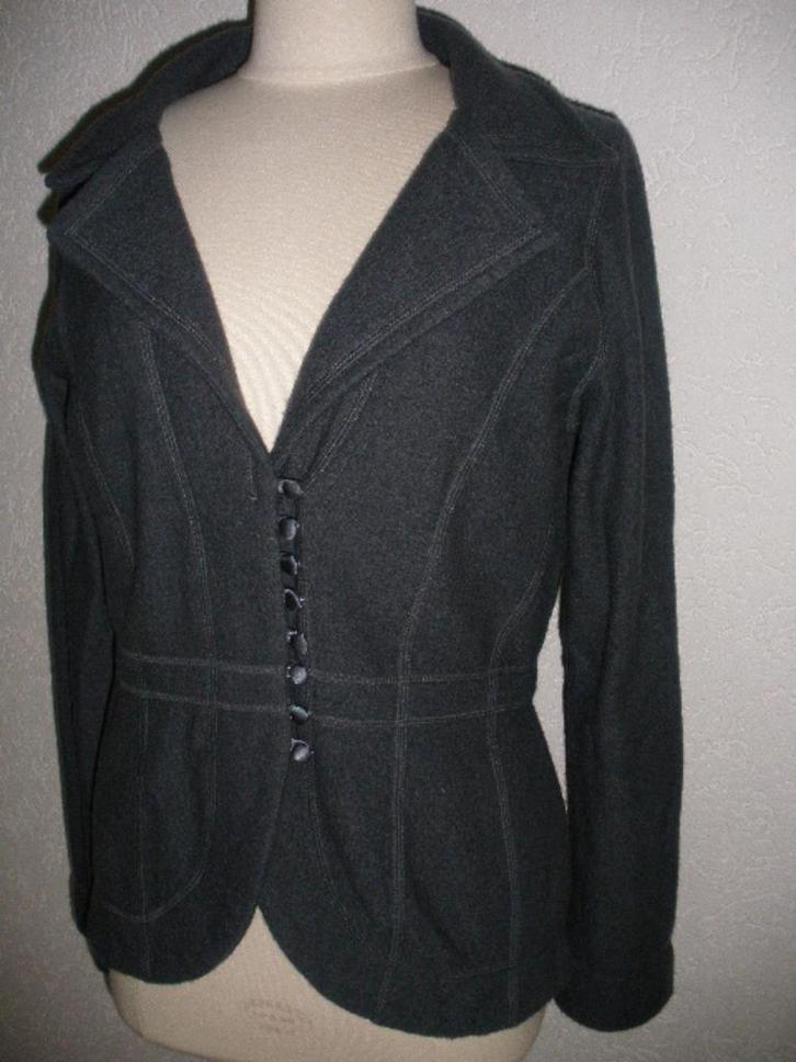 EXPRESSO vest colbert grijs wol maat L - nieuw -, Kleding | Dames, Truien en Vesten, Nieuw, Maat 38/40 (M), Grijs, Ophalen of Verzenden