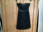 Gala / coctailjurkje strapless zwart maat S zgan, Ophalen of Verzenden, Zo goed als nieuw, Zwart