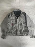 Stoer spijkerjasje maat 134 grijs, Kinderen en Baby's, Kinderkleding | Maat 134, Ophalen of Verzenden, Gebruikt, Jongen of Meisje