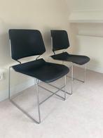 2x Matrix Krueger USA draadstaal design stoel stapelbaar, Ophalen, Retro vintage Mid-century, Gebruikt, Twee