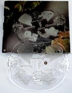 Groot kristallen schaal ‘Walther art glass’, nieuw in doos., Antiek en Kunst, Ophalen of Verzenden