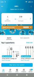 3 volle spaarkaarten Smeg zegels AH, Ophalen, Winkel, Super of Benzinepomp, Volle spaarkaart