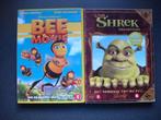 3 Dreamworks Films: Shrek 1, Shrek 2 en Bee Movie, Tekenfilm, Amerikaans, Ophalen of Verzenden, Zo goed als nieuw