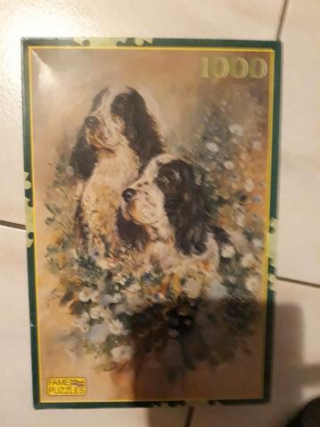 Legpuzzel honden 1000 stukjes. beschikbaar voor biedingen