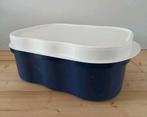 Tupperware brooddoos blauw-wit, Ophalen of Verzenden, Zo goed als nieuw, Wit