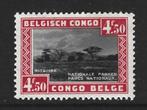 B/kol 3 - 1937 - B-Congo/uit blok/Nat. Parken, Ophalen of Verzenden, Postfris