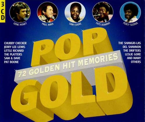 Pop Gold . Originele 3CD met 72 Golden Hit Memories, Cd's en Dvd's, Cd's | Verzamelalbums, Pop, Boxset, Ophalen of Verzenden