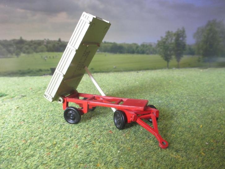 1:55 Kipper aanhangwagen - SiKu V225 licht-avocado-groen, Hobby en Vrije tijd, Modelauto's | 1:50, Zo goed als nieuw, Ophalen of Verzenden
