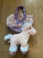 Eenhoorn knuffel in tas unicorn, Ophalen of Verzenden, Zo goed als nieuw, Overige typen