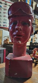 Oude Motormannen Beeld - Plasteren Hoofd, Ophalen of Verzenden