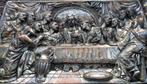 Om 1900 GROOT 3D Koperwerk Laatste Avondmaal Jezus Christus, Antiek en Kunst, Antiek | Religie, Ophalen of Verzenden