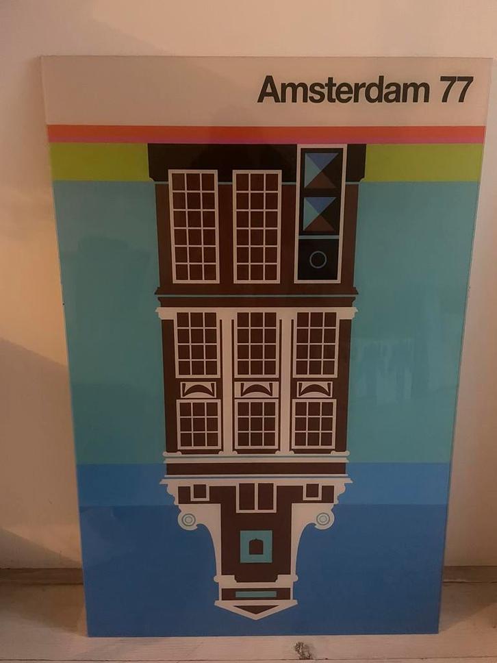 Schilderijen / wanddecoratie Amsterdam en New York, Juniqe, Huis en Inrichting, Woonaccessoires | Schilderijen, Tekeningen en Foto's