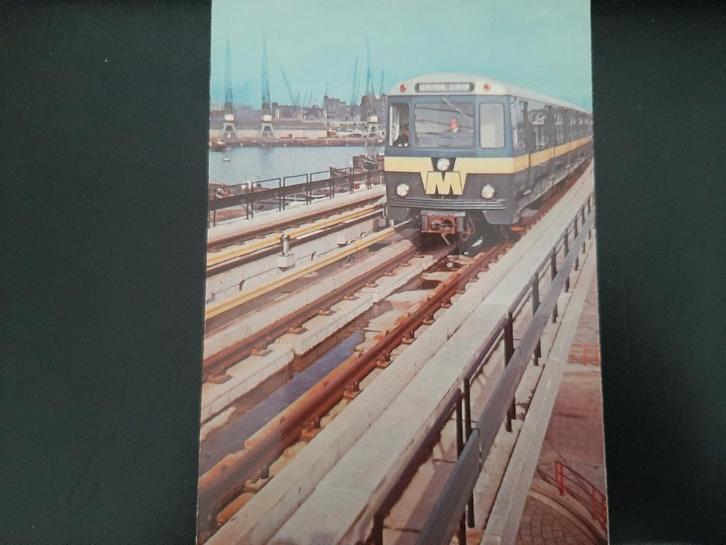 Metro, Rotterdam- Rijnhaven, RET, ongelopen, jaren '70., Verzamelen, Ansichtkaarten | Nederland, Ongelopen, Zuid-Holland, 1960 tot 1980