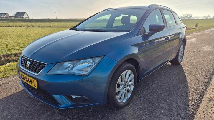 Seat Leon 2e eigenaar 1.2 TSI 105 pk 2014 Blauw, Auto's, Seat, Particulier, Leon, ABS, Airbags, Airconditioning, Centrale vergrendeling